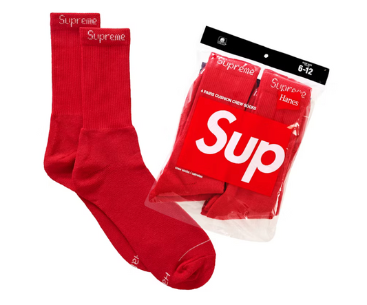 Supreme Socks Pack "Red"