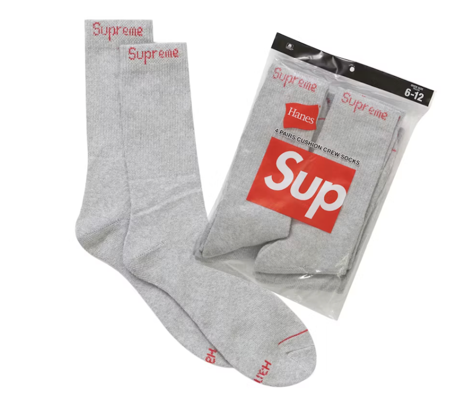 Supreme Socks Pack "Grey"