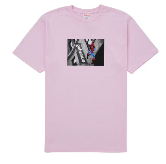 Supreme Spider-Man Tee "Light Pink"