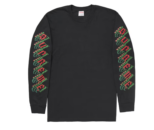 Supreme Strawberries L/S Tee "Black"