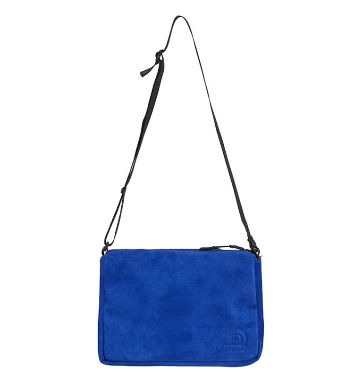 Supreme The North Face Suede Shoulder Bag "Blue"
