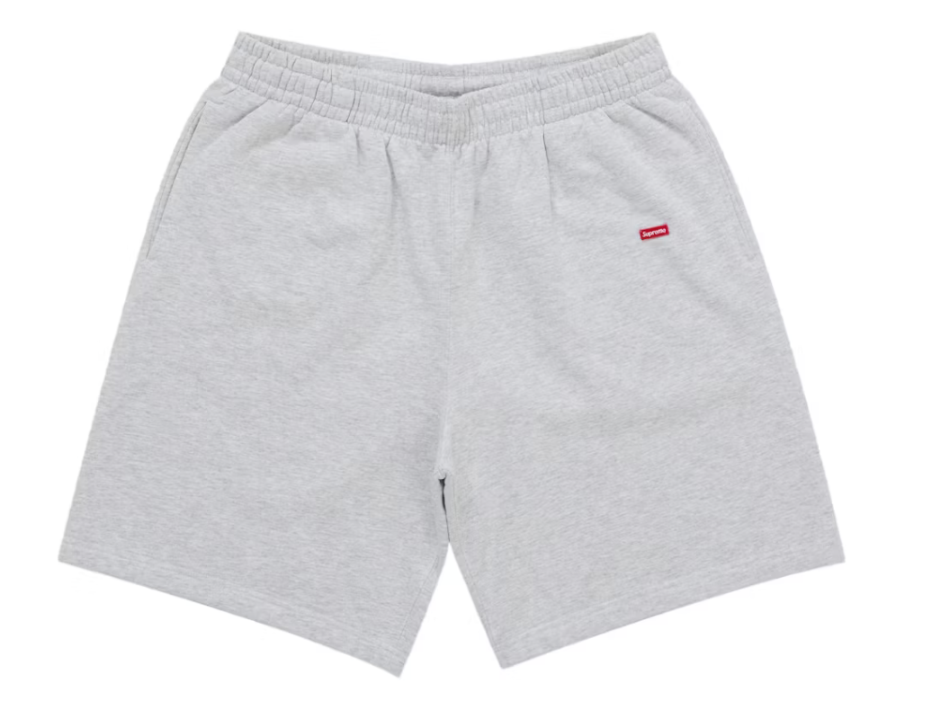 Supreme Small Box Sweatshort SS26 "Ash Grey"