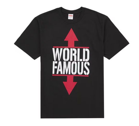 Supreme World Famous Tee "Black"