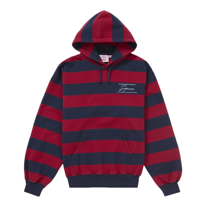 Supreme x Martine Rose Hooded Sweatshirt "Stripe"