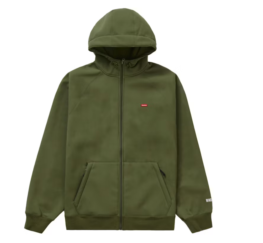 Supreme x Windstopper Zip Hooded Sweatshirt "Green"