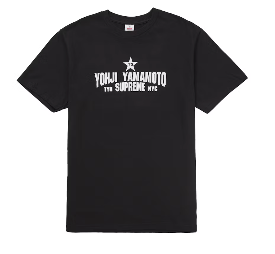Supreme Y's by Yohji Yamamoto Star Tee "Black"