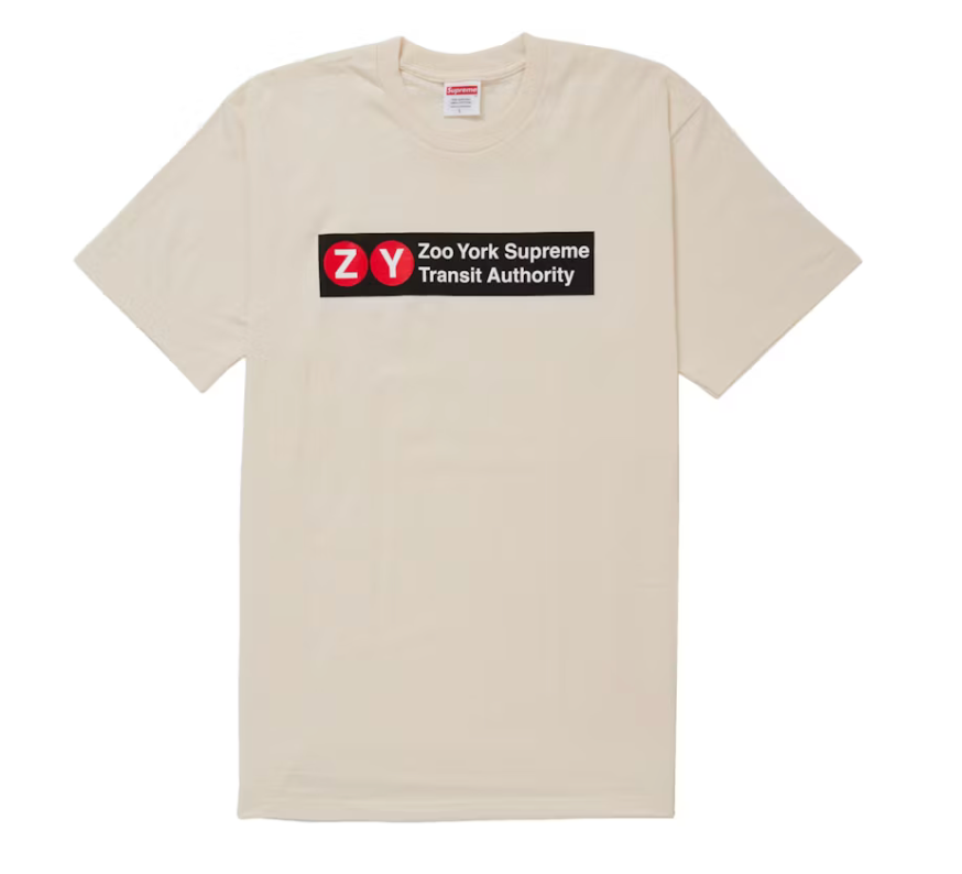 Supreme Zoo York Transit Tee "White"