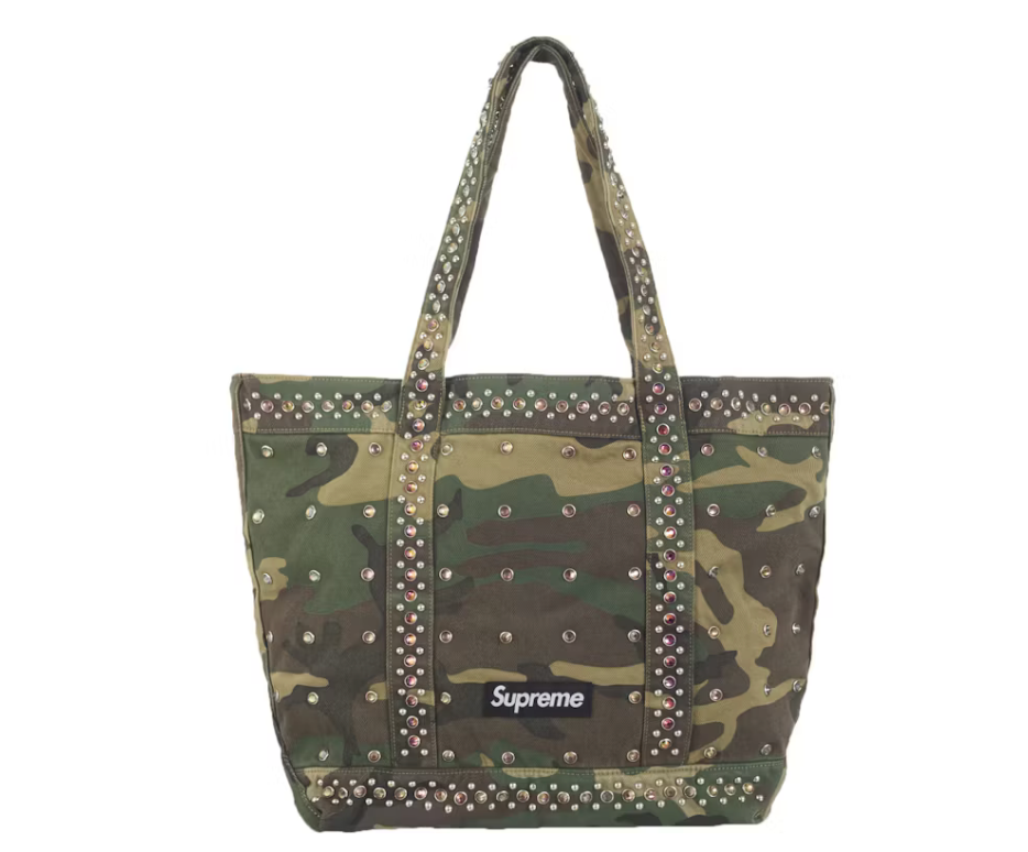 Supreme b.b Simon Denim Tote Bag "Woodland Camo"