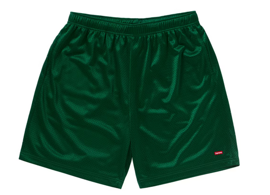 Supreme Small Box Baggy Mesh Short SS24 "Green"