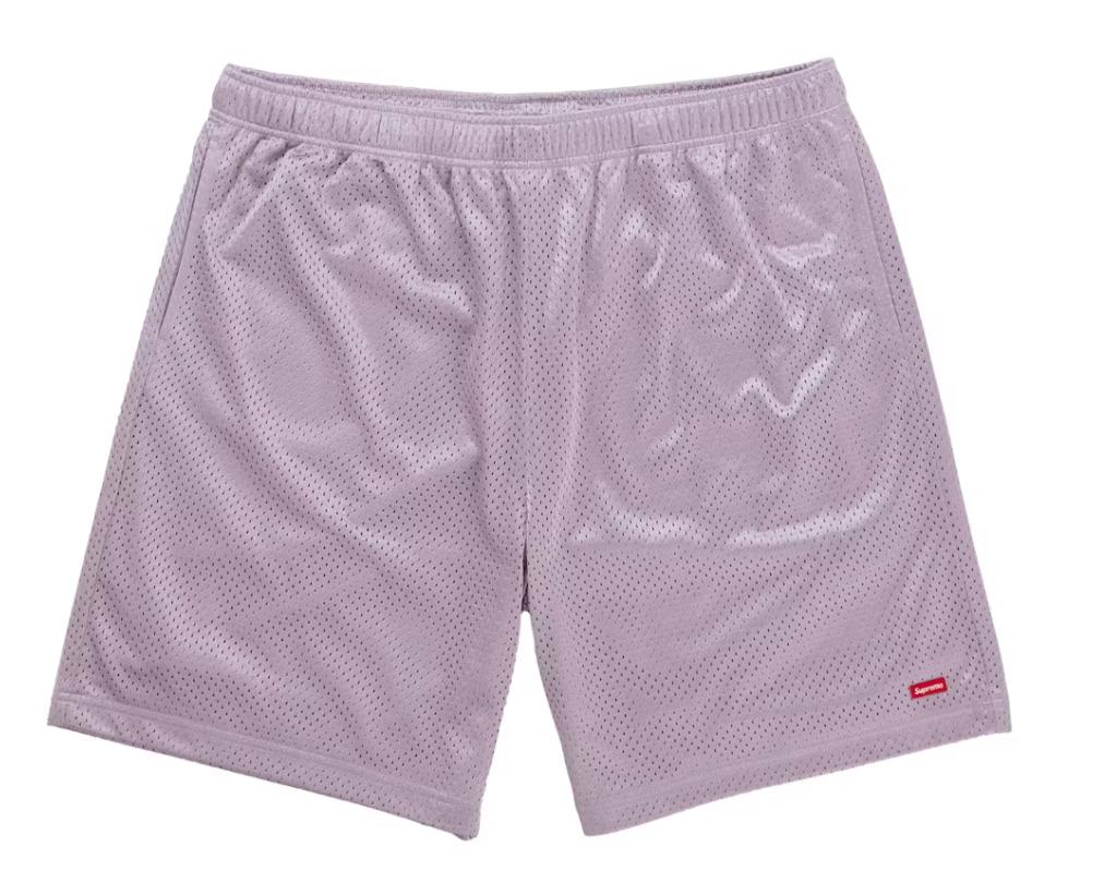 Supreme Small Box Baggy Mesh Short SS26 "Pink"