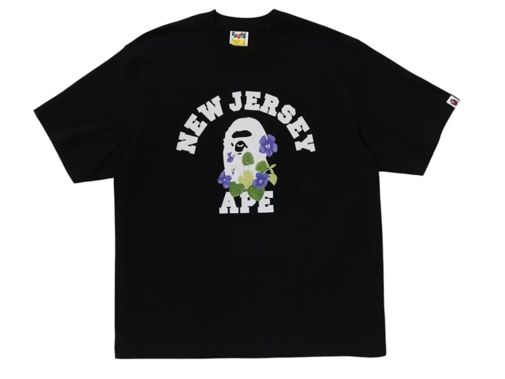 Bape College II New Jersey Exclusive Tee "Black"