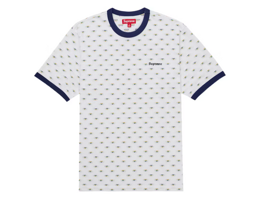 Supreme Hearts Intarsia Ringer Tee "White"
