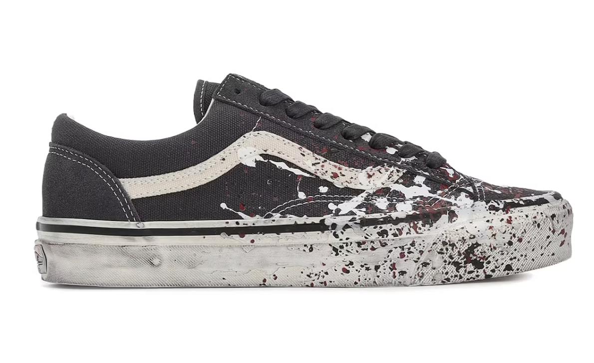 Vans Premium Old Skool 36 "Paint Splatter Charcoal Grey"