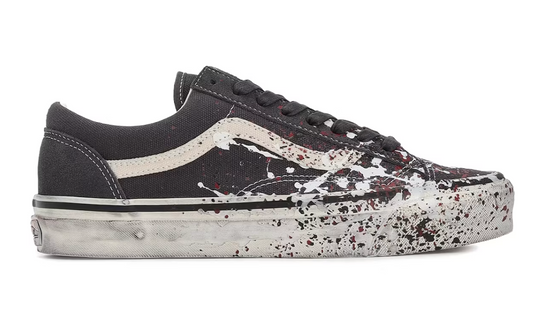Vans Premium Old Skool 36 "Paint Splatter Charcoal Grey"