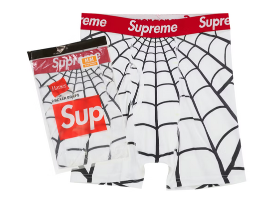 Supreme Hanes Spider-Man Boxers Pack "White"