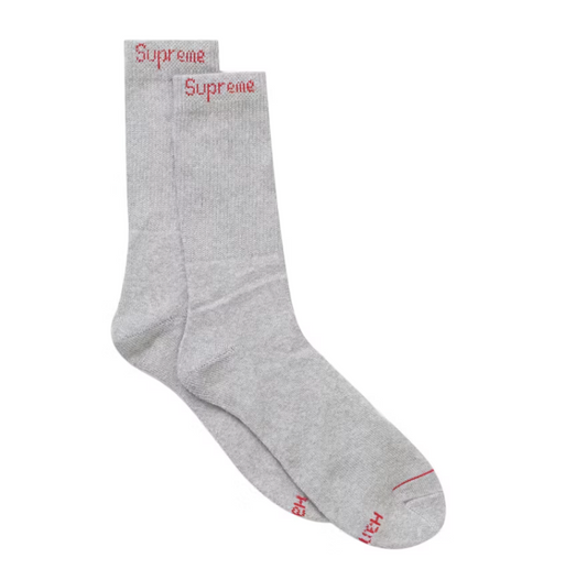Supreme Socks Singles "Grey"