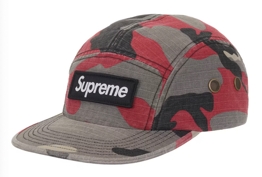 Supreme Military Camp Cap SS26 "Red Camo"